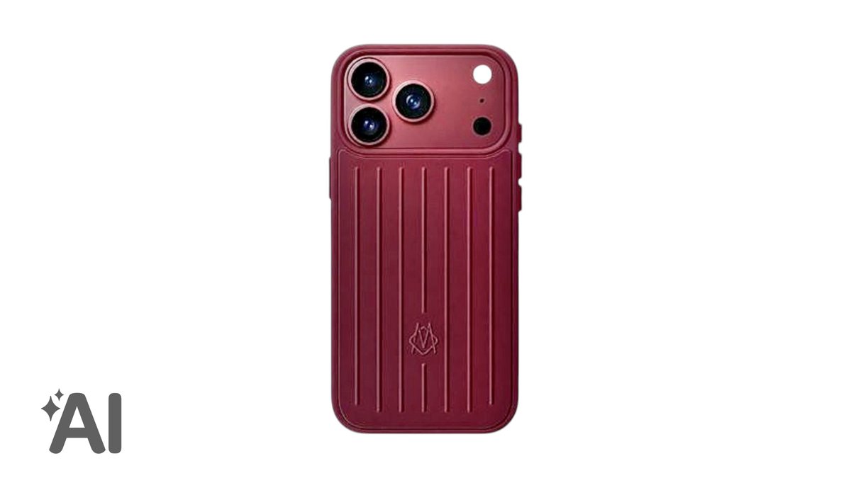 Bordo Rimowa dizaynlı iPhone case
